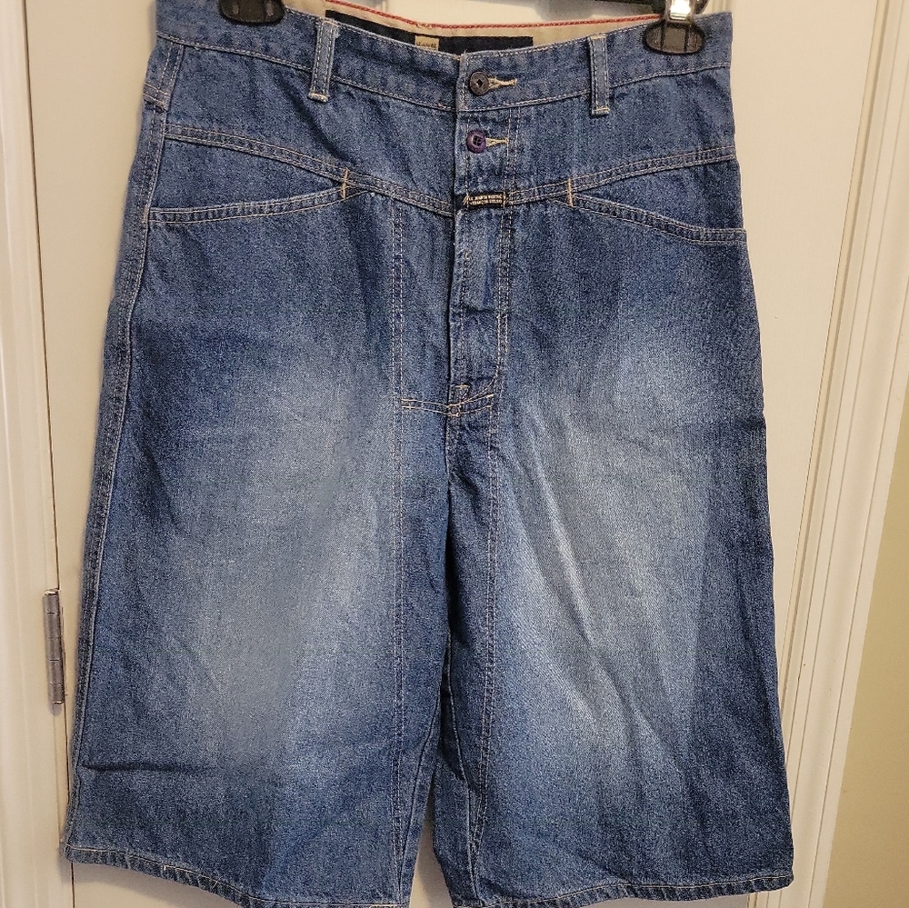 Le Jean De Marithe Francois Girbaud Shorts Size 31 Mens Blue Denim Jeans